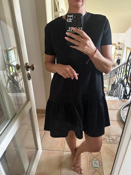 Čierne šaty, zara,s