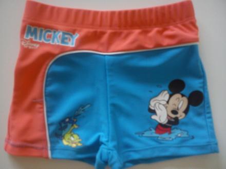 Oranzovo modre plavky s mickey mausom, disney,92
