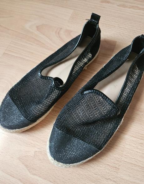 Pekné topánky espadrilky, 37