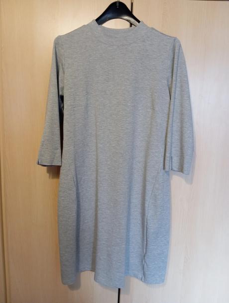 Jednoduché šaty s trištvrťovým rukávom, esmara,40