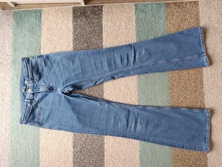 Dievčenské jeansy flare zn hm veľ 158, h&m,164