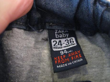 Dievčenské podteplené rifle, zn. zara, 92/98, zara,92