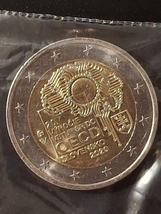 Minca pamätná slovenská dvojeurová oecd, 