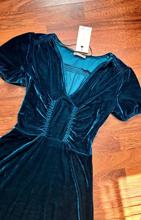 Sametové krásne šaty, orsay,s