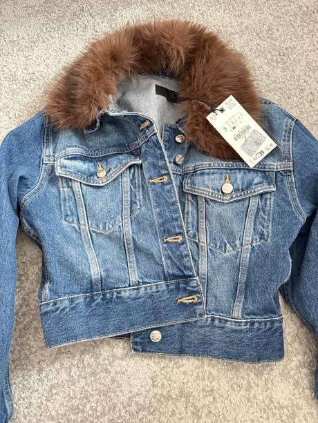 Dámska džínsová bunda, zara,s