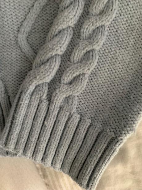 Hruby pulover, h&m,m