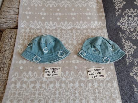Riflové klobúčiky zn.fashion veľ. 52, 104