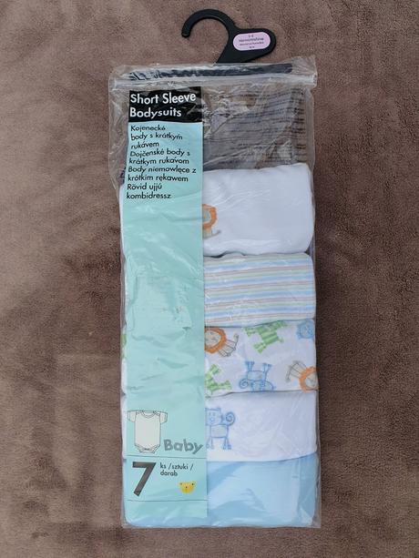 Nové 6x body  3-6m, tesco,68