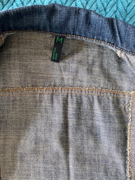 Riflová bunda benetton, benetton,134