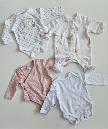Balíček 3x body a 1x overal na spanie, 56