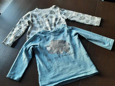 Trička lupilu vel.86/92 2ks + čiapky, lupilu,86