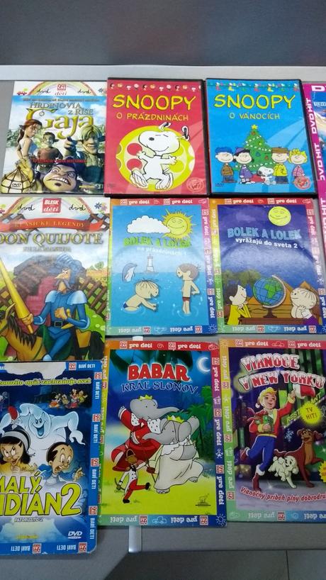 Velka zbierka dvd rozpravky vyse 200ks,