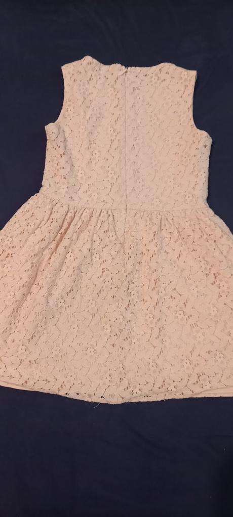 Saty ružové čipkované, f&f,140