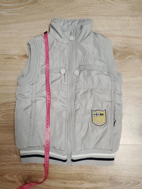 Sivá vesta 98/104, lusa,104