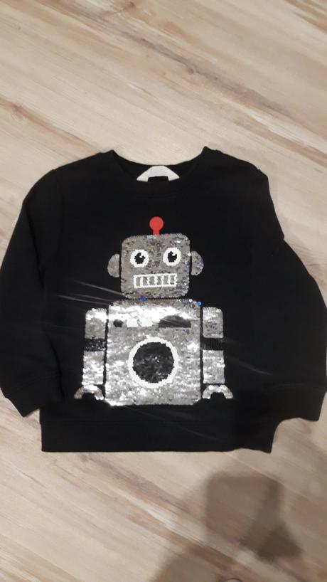 Mikina s premieňacím obrázkom, h&m,110