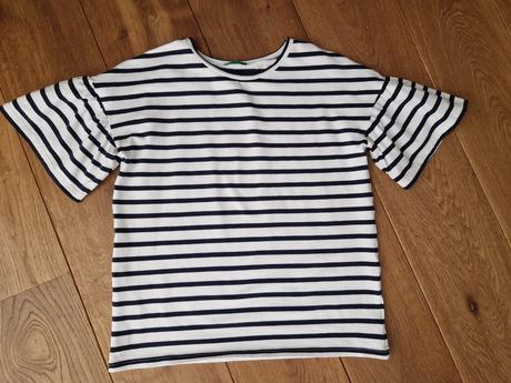 Elegantne pruhovane tricko benetton 146, benetton,146
