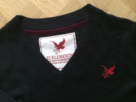 Zuelements čierny pulóver, xs, xs