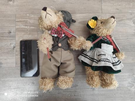 Párik vintage medvedíkov,