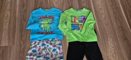 Pyžamo dlhé dinosaurus (zn. primark), veľ. 122, primark,122