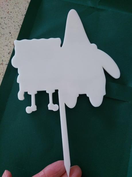 Zápich do torty spongebob,