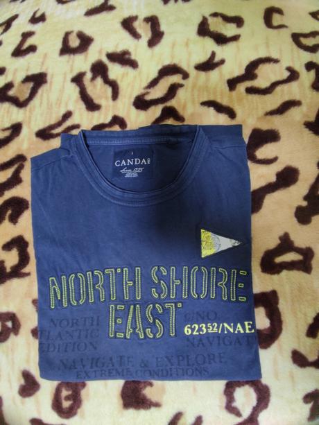 Pánske tričko s potlačou c&a, velkost l, c&a,l