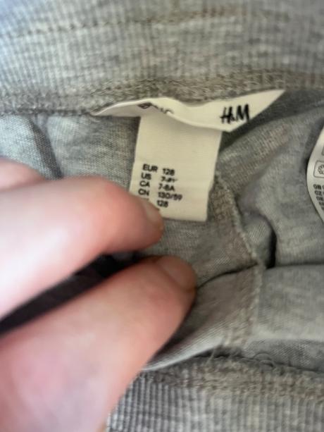 Tenké teplaky č.128, 2x č.140, h&m,128