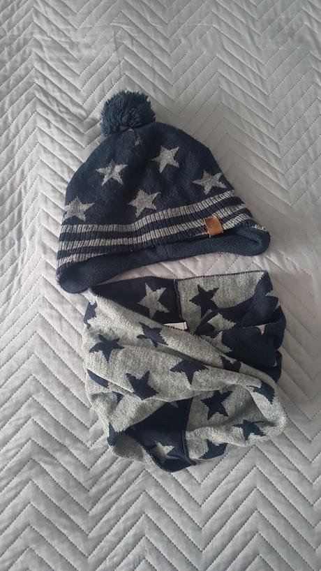 Šál a čiapka, h&m,116