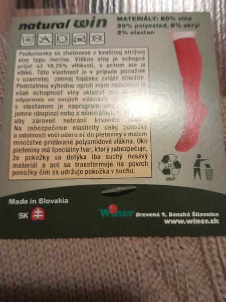 Predám vlnené ponožky, 42