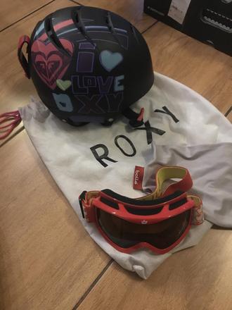 Roxy prilba+ bollé okuliare, roxy,xs