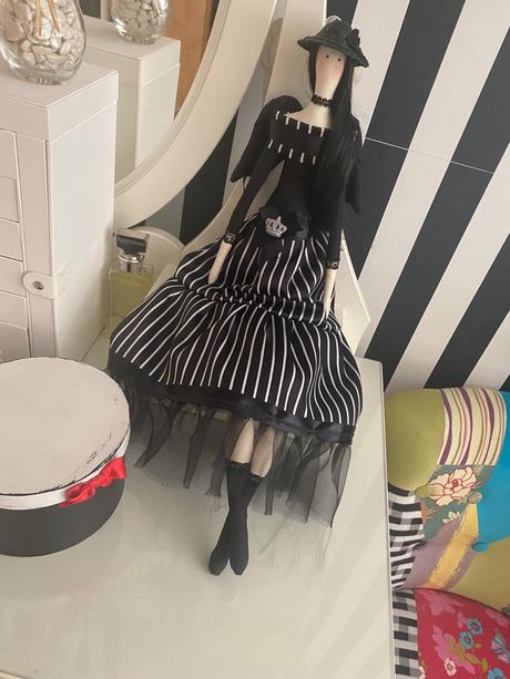 Tilda anjel dáma dekorativna bábika-63 cm, 