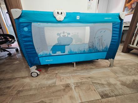 Cestovná postieľka coto baby samba lux+ matrac, šírka (cm): 60,dĺžka (cm): 120