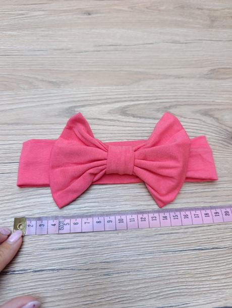 Detská čelenka s veľkou mašľou - 15 farieb,