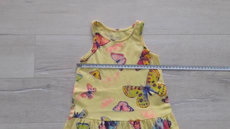 H&m motýlikové šaty, h&m,98
