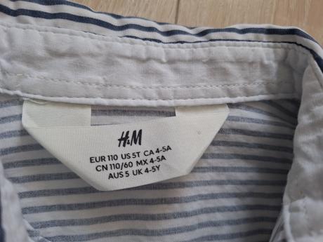 Chlapčenské košele, h&m,110