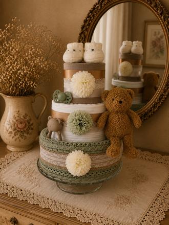 Plienková torta pre chlapčeka little bear, 