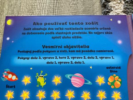 Kreatívne zošity vesmír 2ks,
