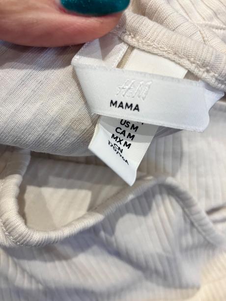 Dámske rebrované tričko (m), h&m,m