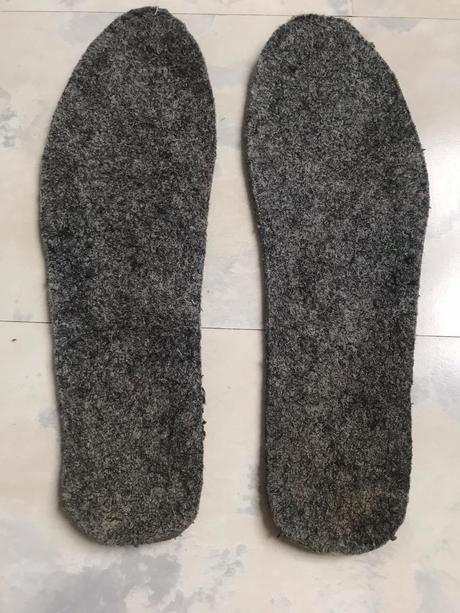 Teplé filcové vložky do top. 2 páry, 42