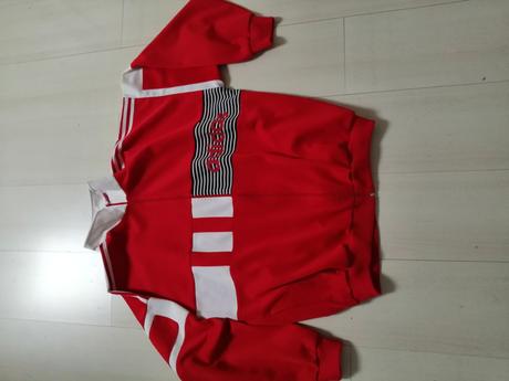 Mikina pánska značková adidas červená vel. xxxl xl, adidas,xxxl