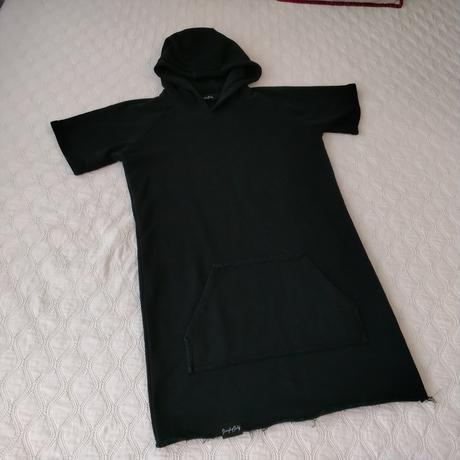 Handmade unikátne čierne simply self šaty xs/s ver, s