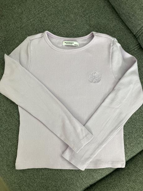 Tričko s dlhým rukávom - croptop, reserved,128