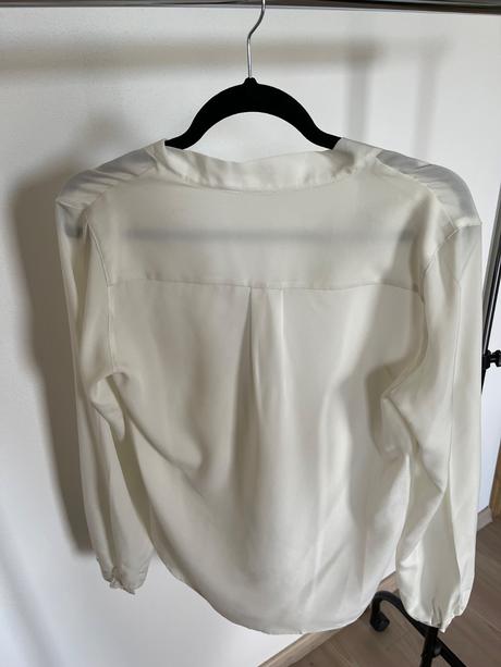 Biela blúzka s mašľou, s