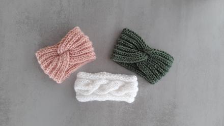 Štrikované čelenky, 80 / 86 / 92 / 98