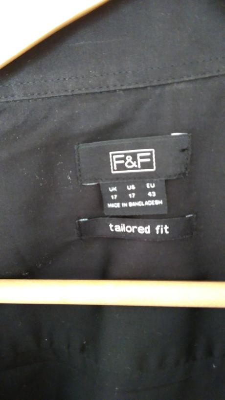 Čierna košeľa, f&f,43