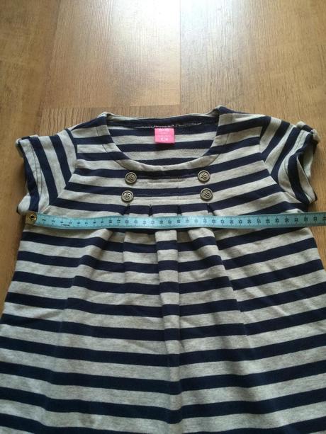 Modro-sivé šaty zn. kenvelo, kenvelo,122