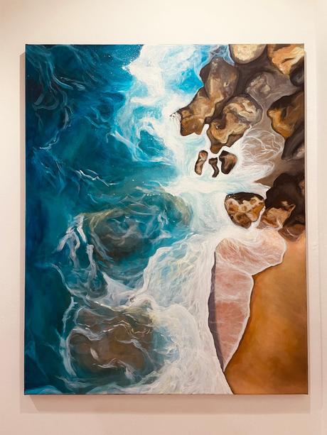 Oceán, maľba 80x100 cm, 