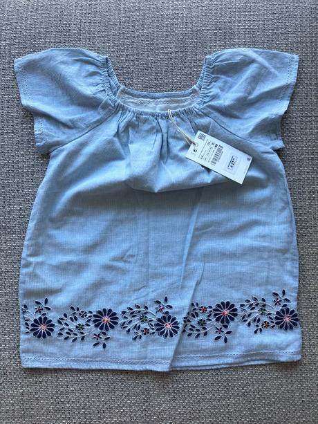 Šatky s vyšívanými kvetmi, zara,104