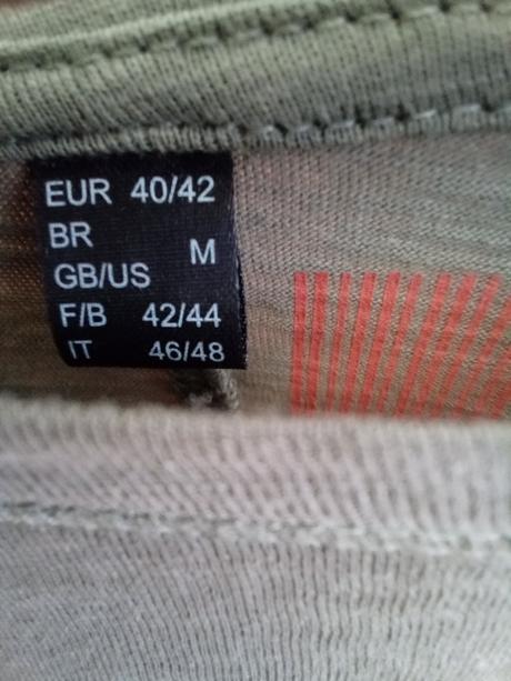 Olivový top  / tričko k leginám, bonprix,42