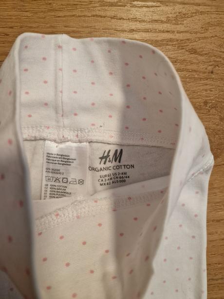 H&m dupačky, 62, h&m,62