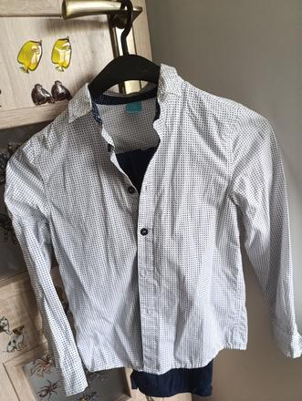 Košeľa biela, tesco,128